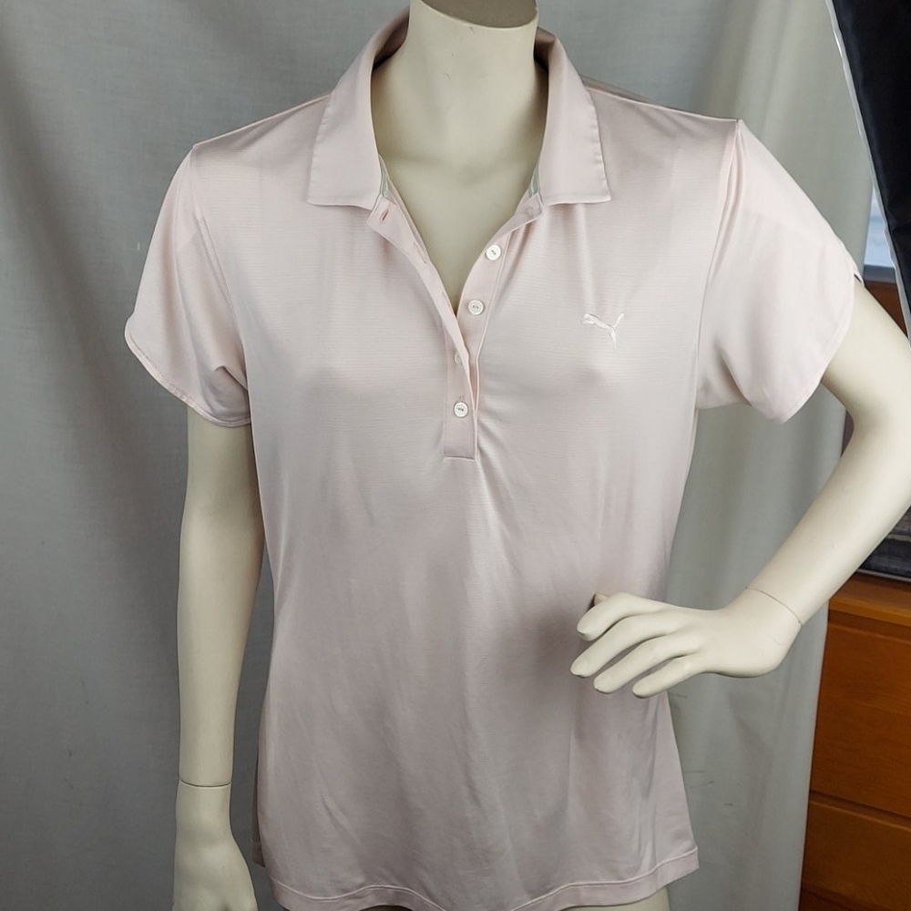 Puma Golf Hawaiian Ocean Pedal Golf Polo Shirt